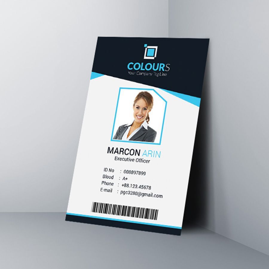 022 Employee Id Card Template Microsoft Word Free Download throughout