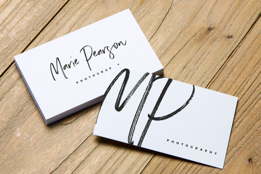 2 Free Business Card Mockups | Business card mock up, Free business